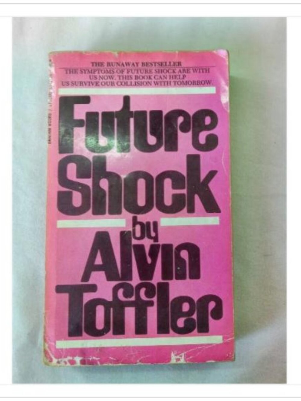 Future Shock Sociology Technology Bantam 1970 PB